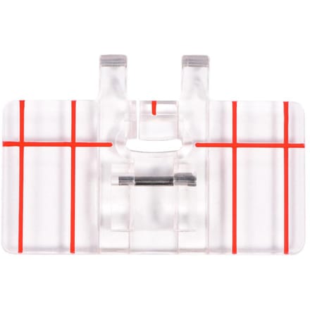 Transparante Plastic Parallelsteek Voetje Past op Brother Huishoudelijke Naaimachine white