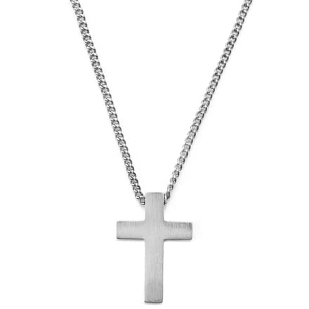 Iconic | De Zoon Zilverkleurige Kruisketting