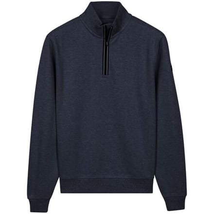 Baileys Trui Sweatshirt Half Zip Subtle Faux-Uni Navy / male