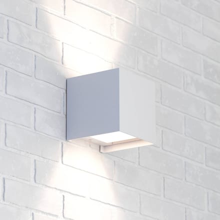 MCJ Zuza 2 wandlamp, wit, metaal, vier vleugels, 10 cm, G9