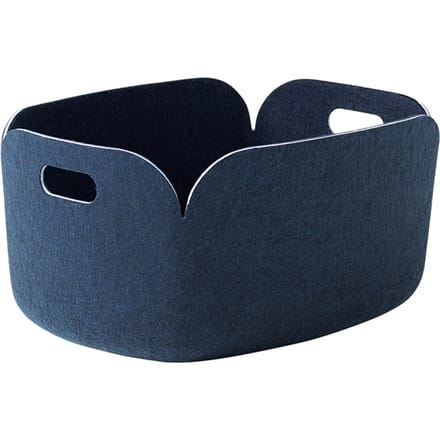 Muuto - Restore bewaarmand hoekig - nachtblauw