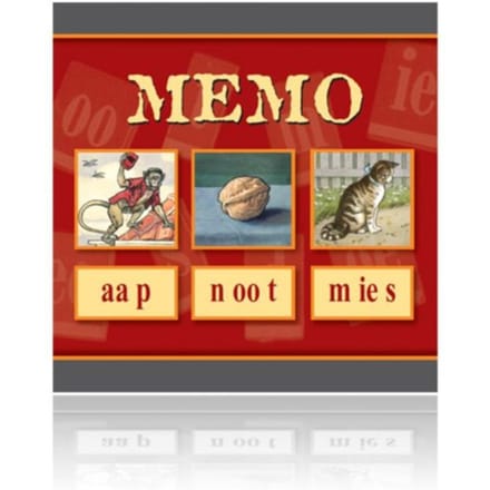 Memo spel -  Aap, Noot, Mies