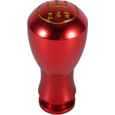 Universel 5 Vitesses Voiture Auto Manuel Automatique Intérieur Levier de Changement de Vitesse Bouton rouge