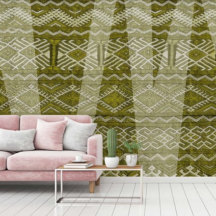 Fotobehang CarpetPattern3 DD117375 A.S. Création Atelier 47 | 3D Fotobehang