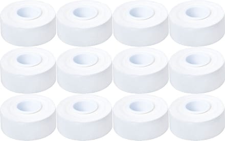 Sporttape | Wit | 2,5 cm | 10 meter | Niet-elastisch | Cawila | 12 st