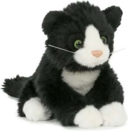 Pluche poes knuffeltje - 18 cm - kat/katten - speelgoed knuffels