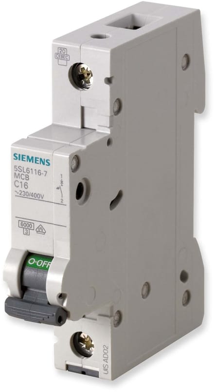 Zekeringautomaat 1-polig 10 A 230 V, 400 V Siemens 5SL61106