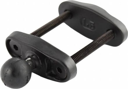 Vierkante Paal Klem Basis voor Palen tot 1,5" Breed - B Maat RAM-B-247U-15