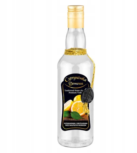 Bimberek - Decoratieve Fles - 500ml - Met Sierkoord - Voor Alcohol