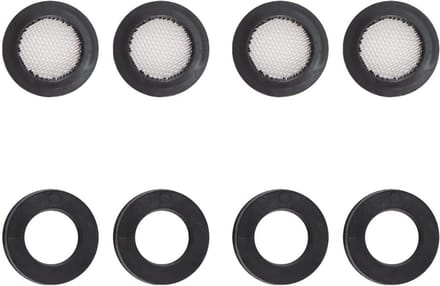 Cosensi - Dailygoods - Set van 8 Douchekopfilterringen en Afdichtingsgaasfilterpakkingen