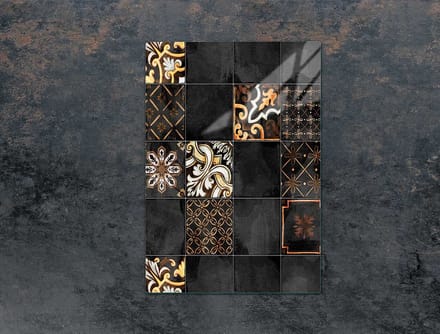 TMK ArtDeko Serie - Snijplank - 35x52 cm - Mozaïek - Antibacterieel