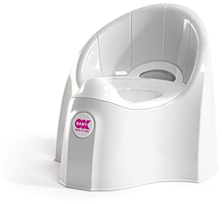 Toiletpot voor Kinderen met Anatomisch Zitting en Verhoogde Rugleuning - Wit