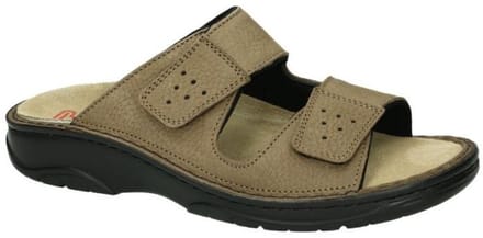 Berkemann -Heren - taupe - pantoffels & slippers - maat 46.5