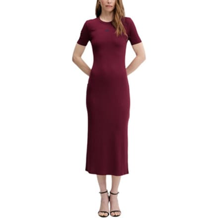 Lange Jurk Calvin Klein Jeans A - MODAL RIB SS DRE LV044C902G