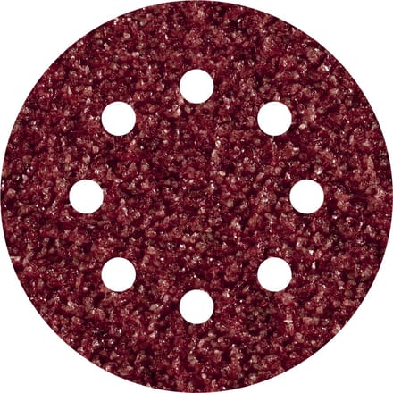 Wolfcraft 2269100 Excenterschuurpapier Met klittenband, Geperforeerd Korrelgrootte (num) 40 (Ø) 115 mm 25 stuk(s)