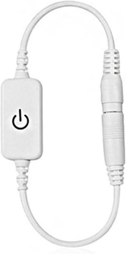 Dimbare Touch Schakelaar voor LED Strips - Inline Dimmer DC 12-24V - Helderheidsregelaar voor Verlichting en Sfeerverlichting
