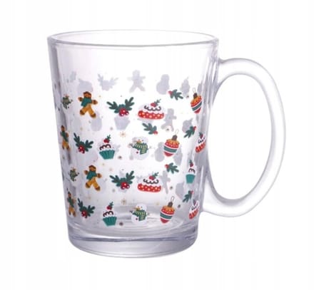 Altom Leon Kerstmok 300ml - Feestelijk Porselein