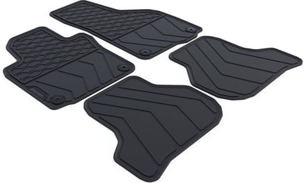 Rubber Automatten geschikt voor Skoda Octavia 2 - 2009-2013 - 4-delig - Uitvoering: Combi / Sedan