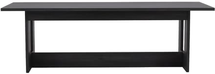Milly eetkamertafel 100x235cm zwart.