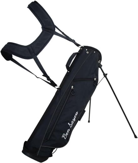 Lichtgewicht Golfstandaard Tas - 6 inch Top - Inklapbare Kickstand en Dubbele Schouderriem
