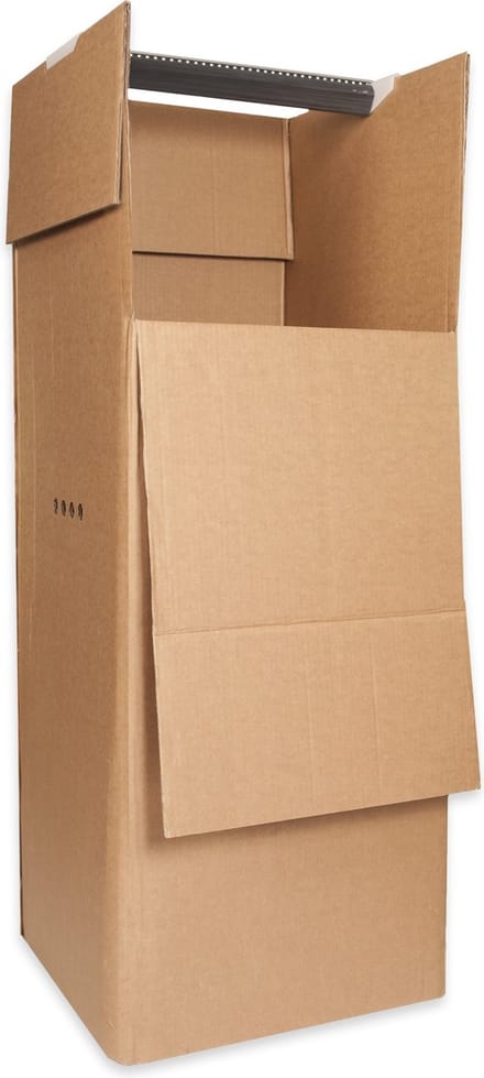 Garderobedoos-Kledingdoos inclusief roede - 102x50x50