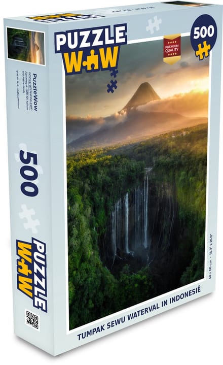 Puzzel Tumpak Sewu waterval in Indonesië - Legpuzzel - Puzzel 500 stukjes