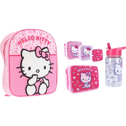 Hello Kitty schoolset; rugzak en lunchset