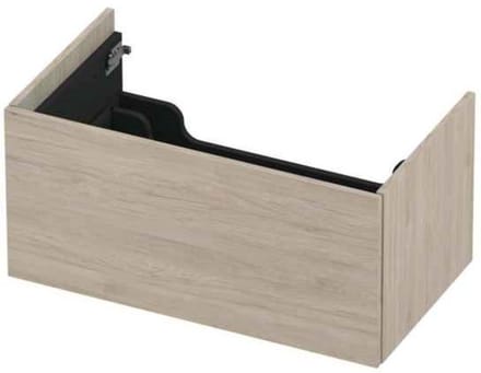 INK - Onderkast 1 Lade Push 2 Open Bestaande Uit - 800x450x376 Mm - Ivoor Eiken