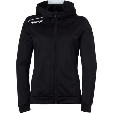 Kempa Player Hood Jacket Dames - sportvest - zwart/wit