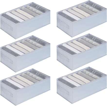 Kast Organizer 6 Stuks voor Kleding, Lade Organizer en Opbergsysteem