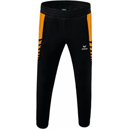 Erima Six Wings Worker Broek Kinderen - New Orange / Zwart | Maat: 128