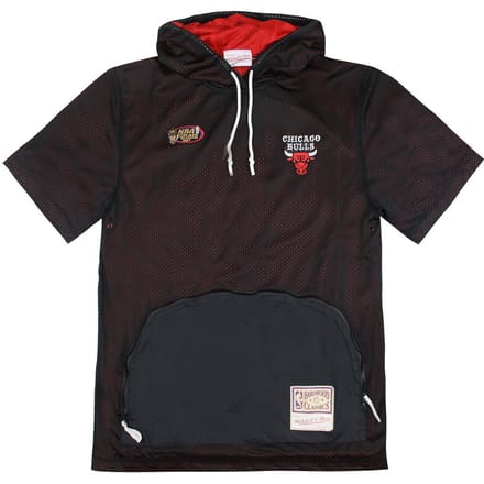 Mitchell & Ness Chicago Bulls Heren T-shirt met capuchon
