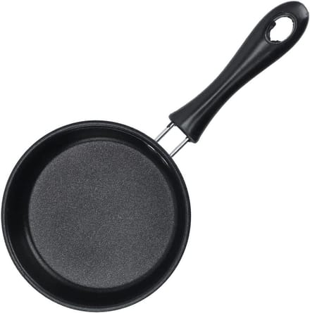Mini Koekenpan - Eierpan Omeletpan - Ontbijt Maken - Geëlectroplateerd Ontwerp - 12 cm Diameter - Blauw