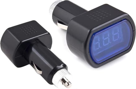 Auto-accu Voltmeter met LED-display