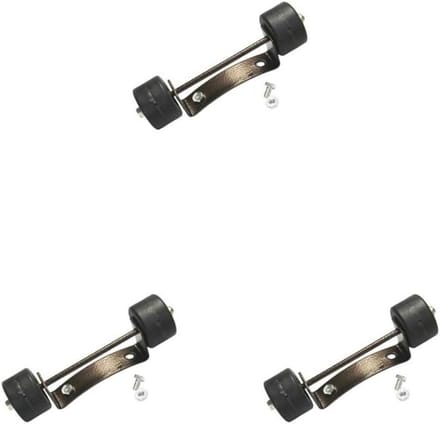 Terrasverwarmer Wiel Kit - Verplaatsbare Verwarming - Mobiele Verwarming Buiten - Universele Pasvorm - 3 Sets - Zwart