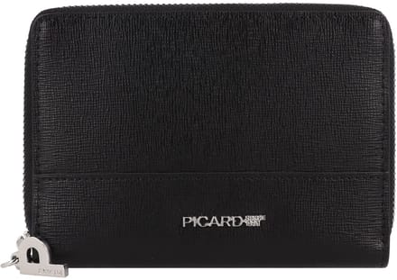 Picard Superstar Portemonnee Leer 13 cm - Dames - Horizontaal - schwarz
