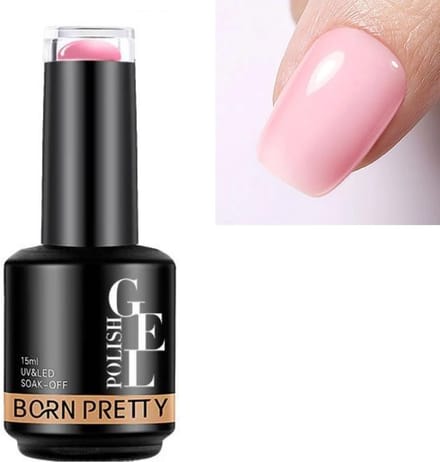 Born Pretty - Rubber base - 1 stuk - HEMA-vrij - Rubberbase - Rubber base gellak - Rubber base coat - Rubber base gel - Rubber base coat gel - Rubberbase set - Rubber base set