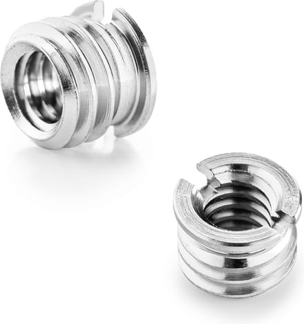 MOJOGEAR P07 schroefadapter 1/4 inch naar 3/8 inch - 1 stuks verloopstuk - RVS