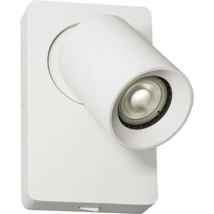 Viokef Wandspot Steven, schakelaar, zwenkbaar, wit