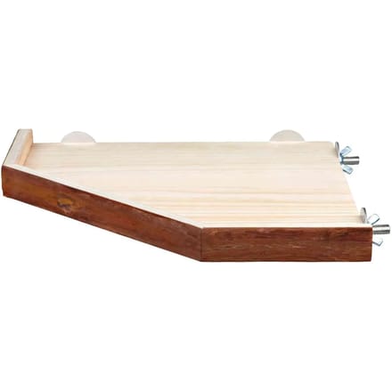 Trixie Corner Shelter Platform Bark Wood 33x33cm