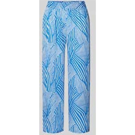 Straight Leg stoffen broek met elastische band