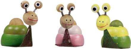 Tafeldecoratie lentedecoratie slak lentedecoratie 8cm 3 st, 3 Stück