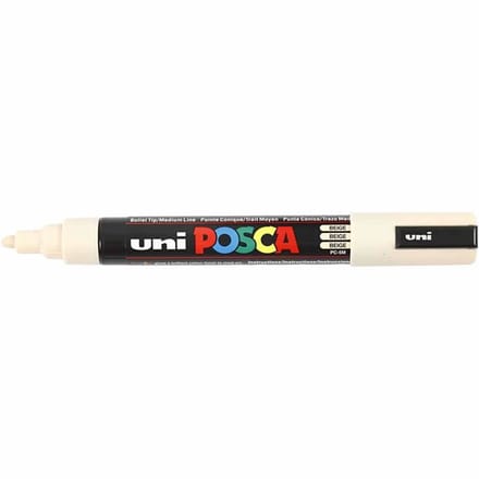 Posca Marker, afm PC-5M, lijndikte 2,5 mm, medium, beige, 1 stuk