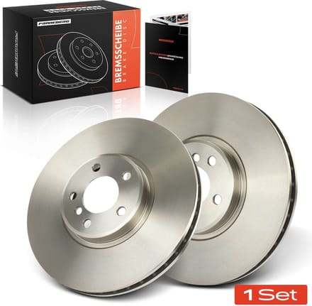 Frankberg 2x Remschijven Vooras voor BMW X5 E53 44L 46L 48L 2001-2006
