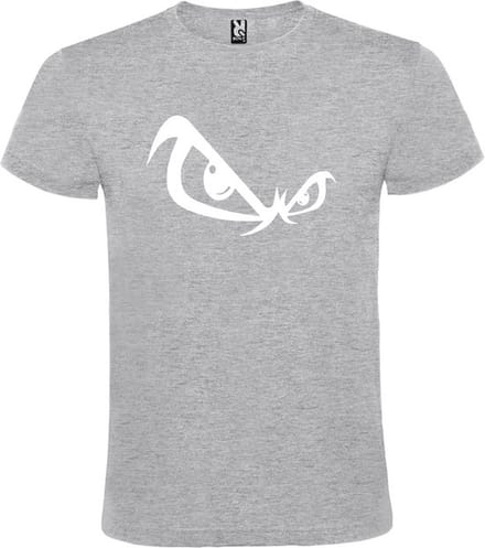 Grijs T-shirt ‘No Fear’ Wit Maat S