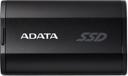 Adata SE810 1TB - SSD Extern - 1 TB - USB 3.2 Type-C - 2000 MB/s - (USB-)bus powered - IP68 Stof en waterdicht - zwart