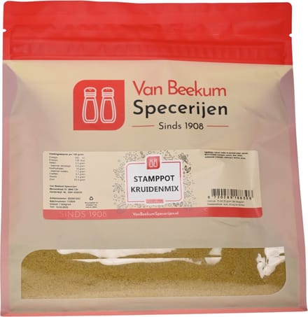 Van Beekum Specerijen - Stamppot Kruidenmix - 1 KG (hersluitbare stazak)