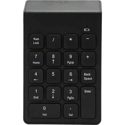 2.4G Draadloos Numeriek Toetsenbord Chocoladetoetsen Plug and Play 18 Toetsen Cijfer Numpad voor Bank Boekhouder