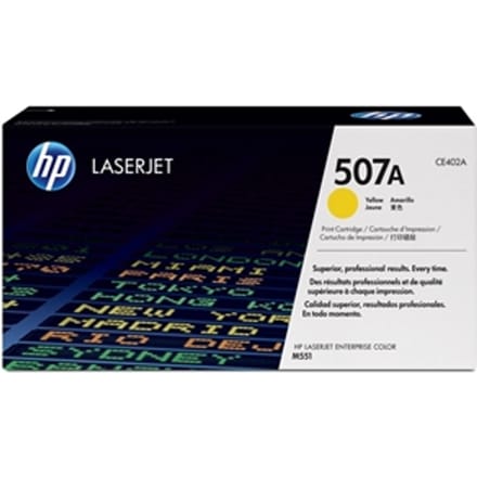 HP CE402A nr. 507A toner cartridge geel (origineel)