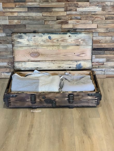 Design85 legerkist Vintage Legerkist L bruin